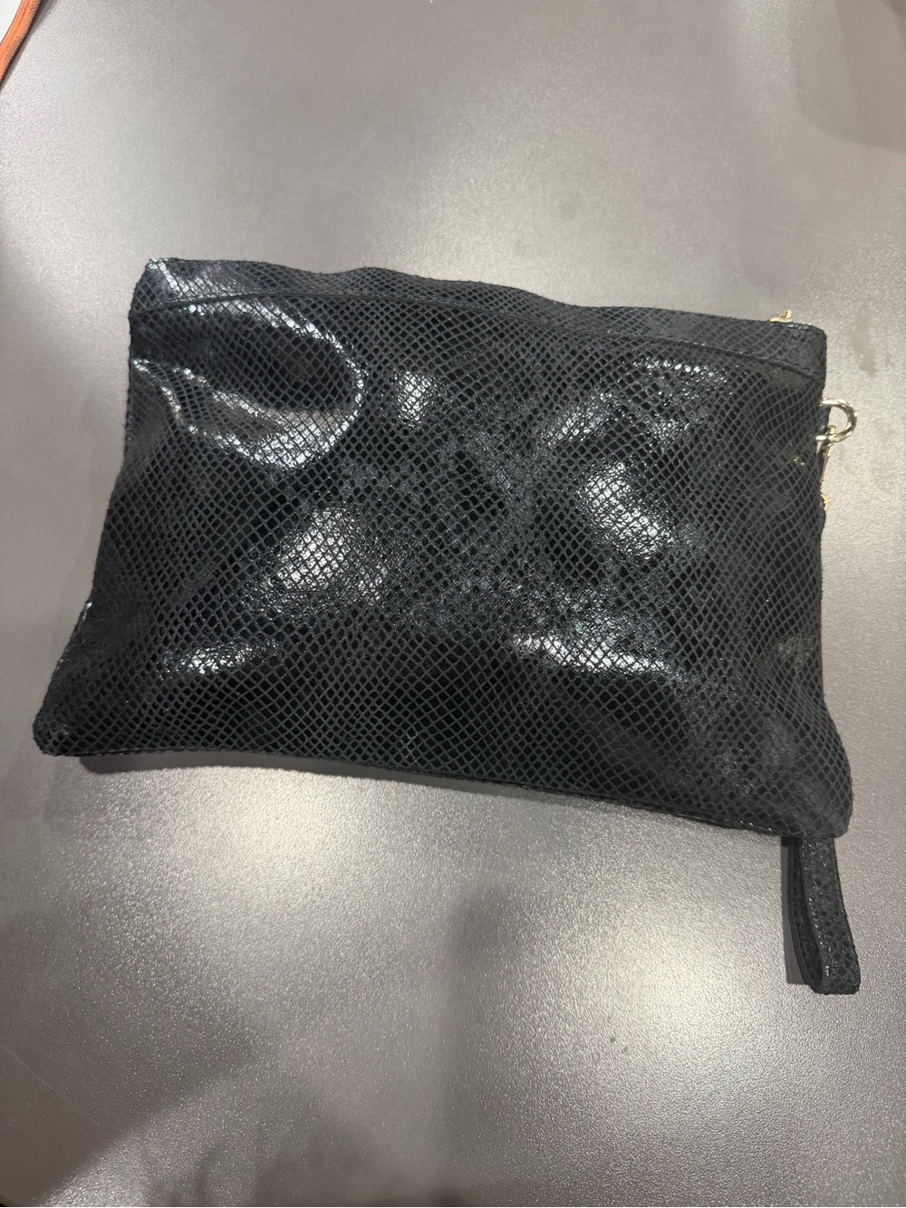 Leather wristlet